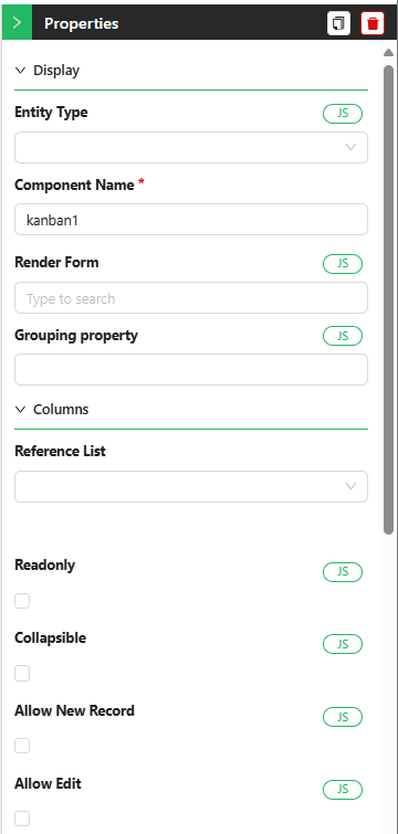 Component Properties